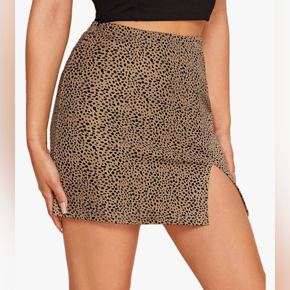 🐆 Cheetah Print Mini Skirt